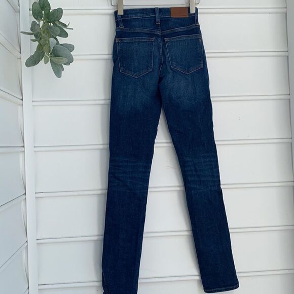 TALL Madewell Slim Straight Mid- Rise Stretch Jeans 23 Tall - Picture 8 of 13